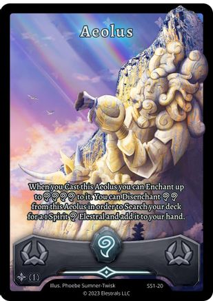 Image of Aeolus (SS1-20) - Shattered Stars Chapter 1 SS1 Holo