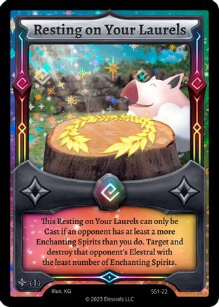 Image of Resting on Your Laurels (SS1-22) - Shattered Stars Chapter 1 SS1 Holo
