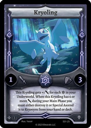 Image of Kryoling (Alternative Art) (SS1-25) - Shattered Stars Chapter 1 SS1