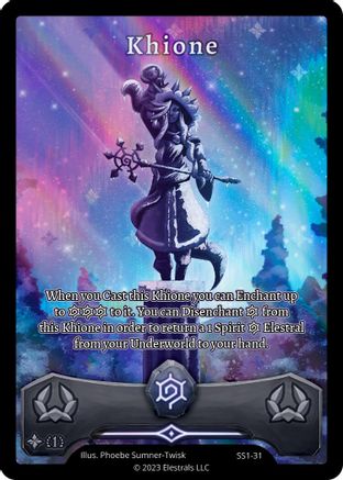 Image of Khione (SS1-31) - Shattered Stars Chapter 1 SS1 Holo