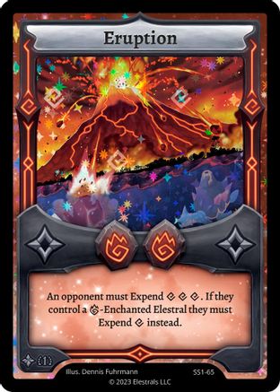 Image of Eruption (SS1-65) - Shattered Stars Chapter 1 SS1 Holo