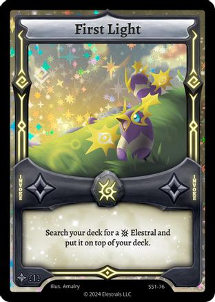 Image of First Light (SS1-76) - Shattered Stars Chapter 1 SS1 Holo