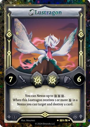 Image of Lustragon (SS1-78) - Shattered Stars Chapter 1 SS1 Reverse Holo