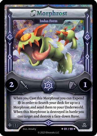 Image of Morphrost - Indus Form (Serialized) (/99) - Shattered Stars Chapter 1 SS1 Holo