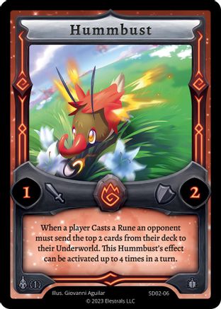 Image of Hummbust (SD02-06) - Trifernal Starter Deck First Edition