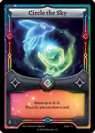 Image of Circle the Sky (SD02-15) - Trifernal Starter Deck First Edition
