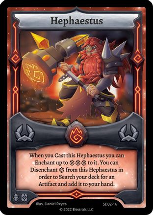 Image of Hephaestus (SD02-16) - Trifernal Starter Deck Kickstarter Edition