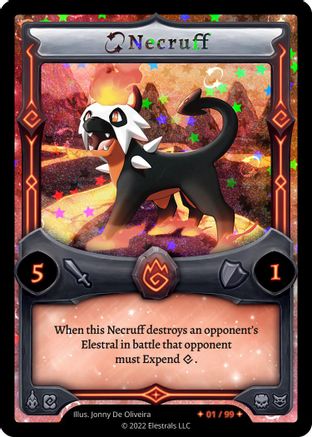 Image of Necruff (Serialized) (/99) - Trifernal Starter Deck Kickstarter Edition Holo