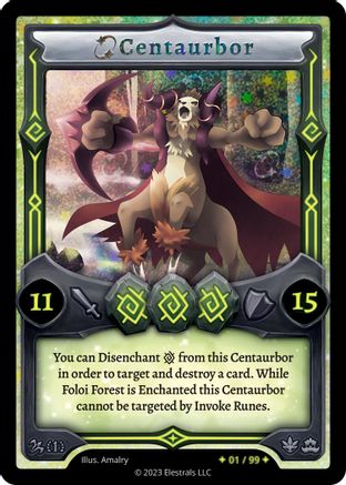 Image of Centaurbor (Serialized) (/99) - Centaurbor Starter Deck First Edition Holo