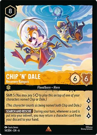 Image of Chip 'n' Dale - Recovery Rangers (14/204) - Azurite Sea