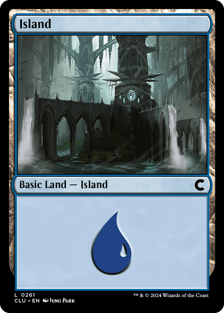 Image of Island (0261) (CLU-261) - Ravnica: Clue Edition