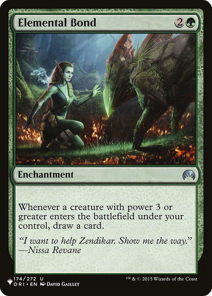 Image of Elemental Bond (LIST-ORI-174) - The List