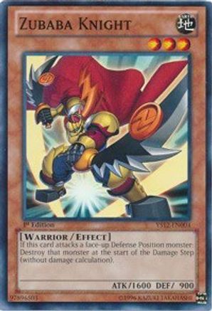 Image of Zubaba Knight (YS12-EN004) - Starter Deck: Xyz Symphony 1st Edition