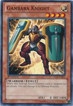 Image of Ganbara Knight (YS12-EN005) - Starter Deck: Xyz Symphony 1st Edition