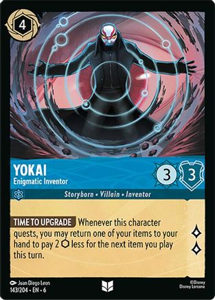Image of Yokai - Enigmatic Inventor (143/204) - Azurite Sea Cold Foil