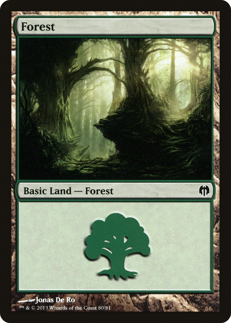 Image of Forest (80) (DDL-080) - Duel Decks: Heroes vs. Monsters