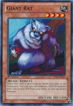 Image of Giant Rat (YS12-EN017) - Starter Deck: Xyz Symphony 1st Edition
