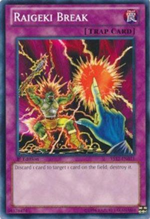 Image of Raigeki Break (YS12-EN031) - Starter Deck: Xyz Symphony 1st Edition