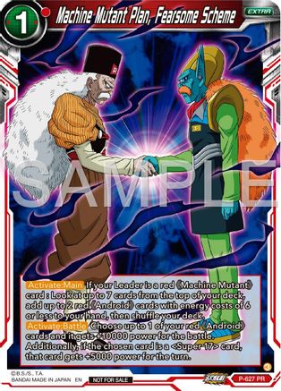 Image of Machine Mutant Plan, Fearsome Scheme (Zenkai Series Tournament Pack Vol.9) (P-627) - Promotion Cards Foil