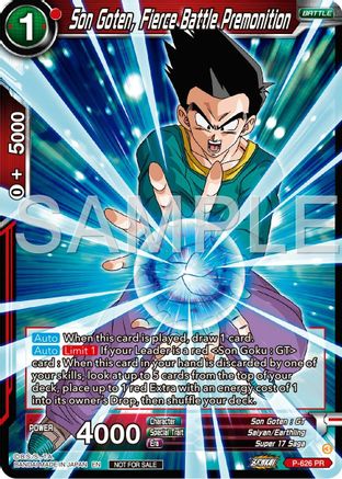 Image of Son Goten, Fierce Battle Premonition (Zenkai Series Tournament Pack Vol.9) (P-626) - Promotion Cards