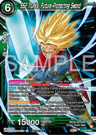 Image of SS2 Trunks, Future-Protecting Sword (Zenkai Series Tournament Pack Vol.9) (P-633) - Promotion Cards