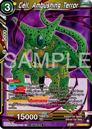 Image of Cell, Ambushing Terror (Zenkai Series Tournament Pack Vol.9) (P-637) - Promotion Cards