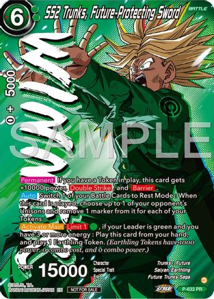 Image of SS2 Trunks, Future-Protecting Sword (Zenkai Series Tournament Pack Vol.9) (Winner) (P-633) - Promotion Cards Foil