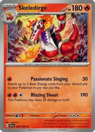 Image of Skeledirge 038/198  Deck Exclusives - Rare