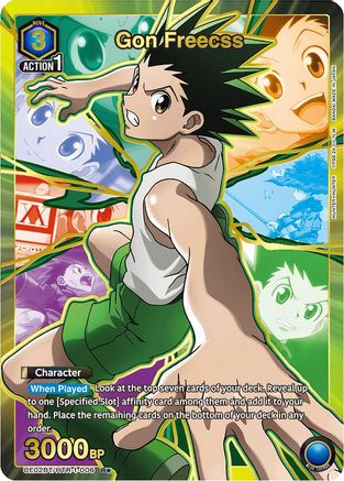 Image of Gon Freecss (006) (R*) (UE02BT/HTR-1-006) - UE02BT HUNTER X HUNTER Foil