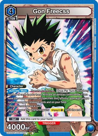 Image of Gon Freecss (007) (UE02BT/HTR-1-007) - UE02BT HUNTER X HUNTER Foil