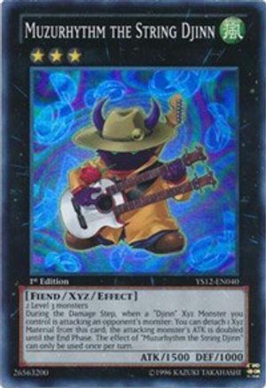 Image of Muzurhythm the String Djinn (YS12-EN040) - Starter Deck: Xyz Symphony 1st Edition