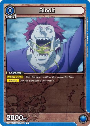 Image of Binolt (UE02BT/HTR-1-013) - UE02BT HUNTER X HUNTER