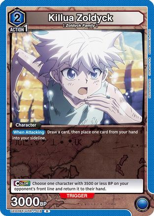 Image of Killua Zoldyck (018) (UE02BT/HTR-1-018) - UE02BT HUNTER X HUNTER Foil