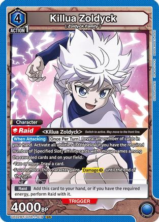 Image of Killua Zoldyck (019) (UE02BT/HTR-1-019) - UE02BT HUNTER X HUNTER Foil