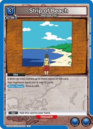 Image of Strip of Beach (UE02BT/HTR-1-026) - UE02BT HUNTER X HUNTER