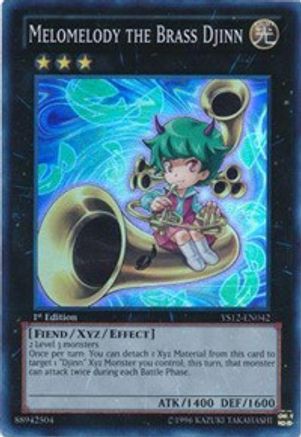 Image of Melomelody the Brass Djinn (YS12-EN042) - Starter Deck: Xyz Symphony 1st Edition