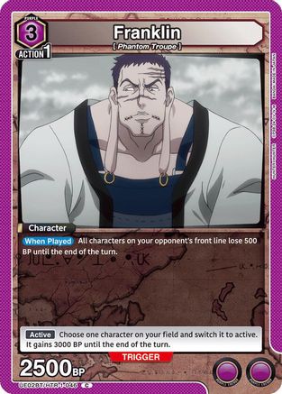 Image of Franklin (UE02BT/HTR-1-046) - UE02BT HUNTER X HUNTER