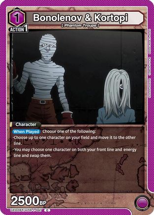 Image of Bonolenov & Kortopi (UE02BT/HTR-1-047) - UE02BT HUNTER X HUNTER