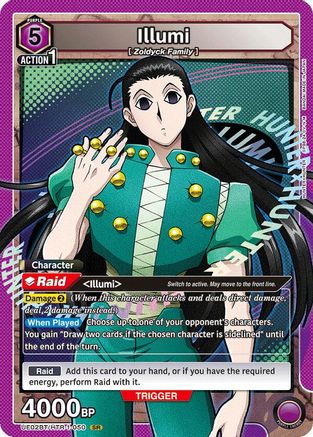 Image of Illumi (050) (UE02BT/HTR-1-050) - UE02BT HUNTER X HUNTER Foil