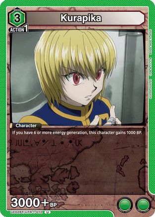 Image of Kurapika (072) (UE02BT/HTR-1-072) - UE02BT HUNTER X HUNTER