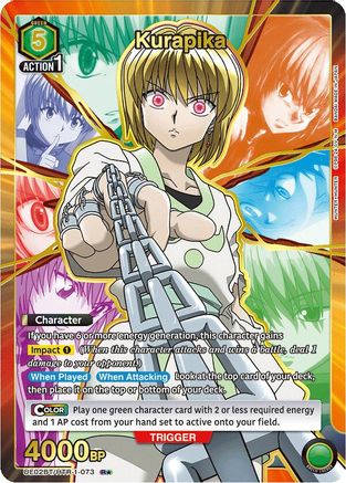 Image of Kurapika (073) (R*) (UE02BT/HTR-1-073) - UE02BT HUNTER X HUNTER Foil