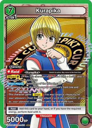 Image of Kurapika (074) (UE02BT/HTR-1-074) - UE02BT HUNTER X HUNTER Foil