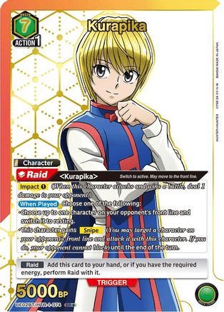 Image of Kurapika (074) (SR*) (UE02BT/HTR-1-074) - UE02BT HUNTER X HUNTER Foil