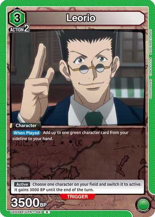 Image of Leorio (091) (UE02BT/HTR-1-091) - UE02BT HUNTER X HUNTER Foil
