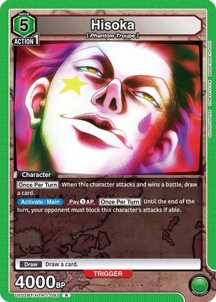 Image of Hisoka (093) (UE02BT/HTR-1-093) - UE02BT HUNTER X HUNTER Foil