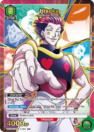 Image of Hisoka (093) (R*) (UE02BT/HTR-1-093) - UE02BT HUNTER X HUNTER Foil