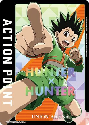 Image of Action Point Card (AP01) (Gon Freecss) (UE02BT/HTR-1-AP01) - UE02BT HUNTER X HUNTER Foil