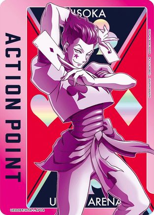 Image of Action Point Card (AP04) (Hisoka) (UE02BT/HTR-1-AP04) - UE02BT HUNTER X HUNTER