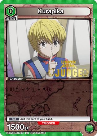 Image of Kurapika (071) (Judge Pack) (UEPR/HTR-1-071) - Union Arena Promotion Cards Foil