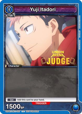 Image of Yuji Itadori (037) (Judge Pack) (UEPR/JJK-1-037) - Union Arena Promotion Cards Foil